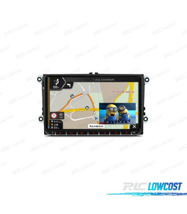 RADIO GPS ANDROID 12 PARA VW SEAT SKODA