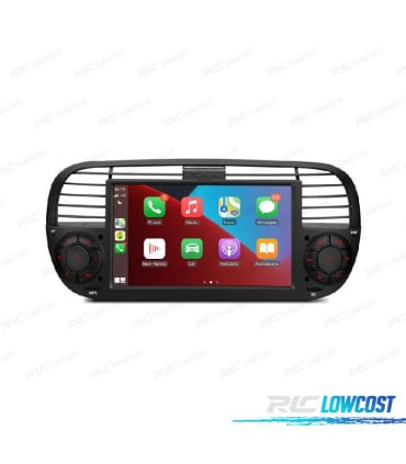 RADIO GPS ANDROID 12 PARA FIAT 500 07-15