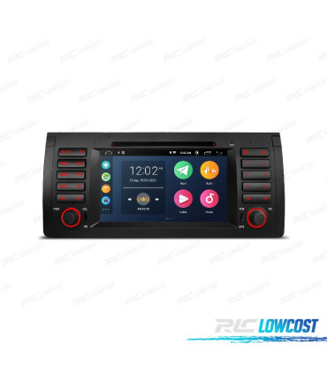 RADIO GPS ANDROID 12 QUAD CORE BMW X5 E53 99-06