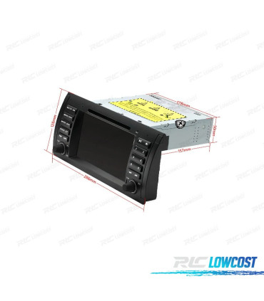 RADIO GPS ANDROID 12 BMW X5 E53 99-06