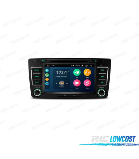 RADIO GPS ANDROID 12 PARA SKODA OCTAVIA YETI 08-14
