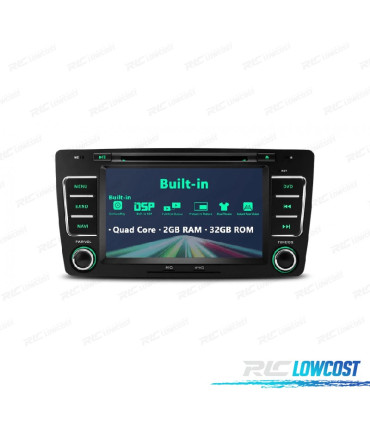 RADIO GPS ANDROID 12 PARA SKODA OCTAVIA YETI 08-14