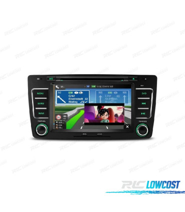 RADIO GPS ANDROID 12 PARA SKODA OCTAVIA YETI 08-14