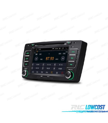 RADIO GPS ANDROID 12 PARA SKODA OCTAVIA YETI 08-14
