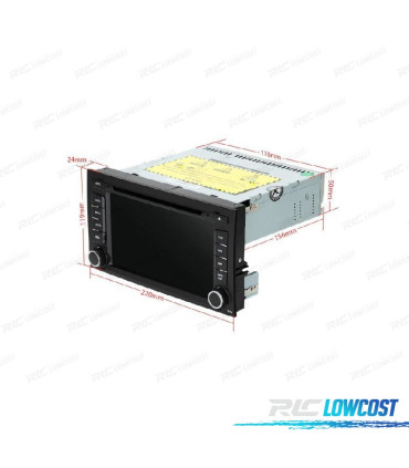 RADIO GPS ANDROID 13 PARA SEAT LEON MK3 2013-2018