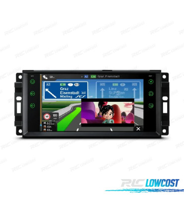 RADIO GPS ANDROID 12 PARA DODGE JEEP CHRYSLER 07-11