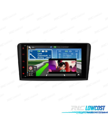 RADIO GPS ANDROID 12 AUDI A3 S3 RS3 03-12