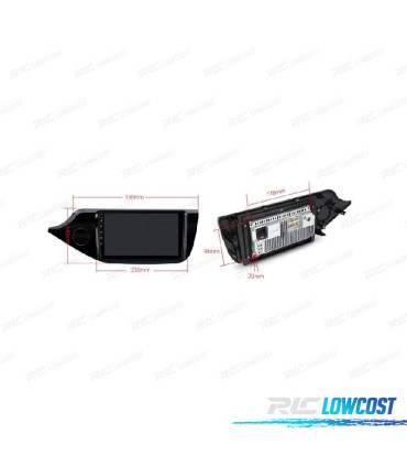 RADIO GPS ANDROID 10 PARA KIA CEED 12-16
