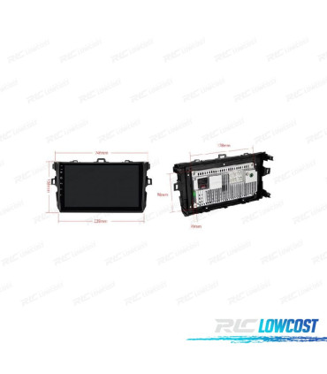 RADIO GPS ANDROID 13 PARA TOYOTA COROLLA 07-13
