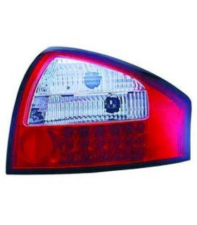 PILOTOS AUDI A6 4B 97-05 LED ROJO CROMO