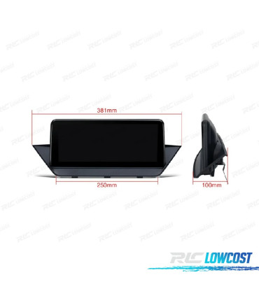 RADIO GPS ANDROID 10 PARA BMW X1 E84 09-15 CIC