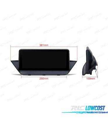 RADIO GPS ANDROID 10 PARA BMW X1 E84 09-15 SIN PANTALLA SERIE