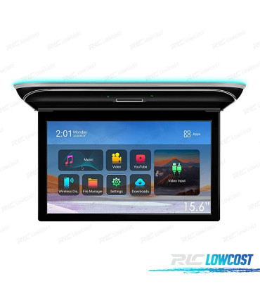 PANTALLA TECHO ANDROID 9 UNIVERSAL TÁCTIL