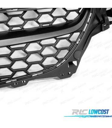 PARRILLA PARA OPEL CORSA E 14-19 LOOK OPC NEGRO MATE