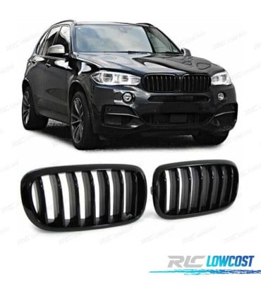 PARRILLAS BMW X5 F15 X6 F16 13-18 LOOK M PERFORMANCE NEGRO BRILLO