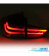 PILOTOS BMW X1 E84 09- LIGHT BAR ROJO CROMO