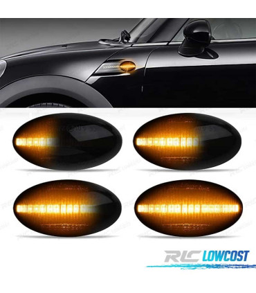 INTERMITENTES LATERALES LED DINAMICOS MINI COOPER R50 R52 R53 01-08 LED