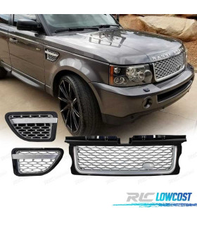 PARRILLAS RANGE ROVER SPORT 05-08 GRIS PLATA LOOK AUTOBIOGRAPHY