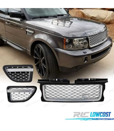 PARRILLAS RANGE ROVER SPORT 05-08 GRIS PLATA LOOK AUTOBIOGRAPHY