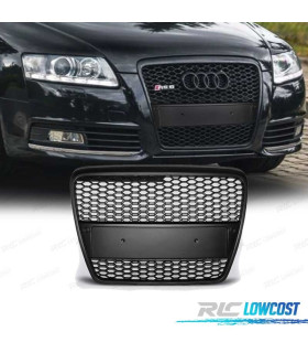 PARRILLA AUDI A6 4F 04-08 LOOK RS6 NEGRO
