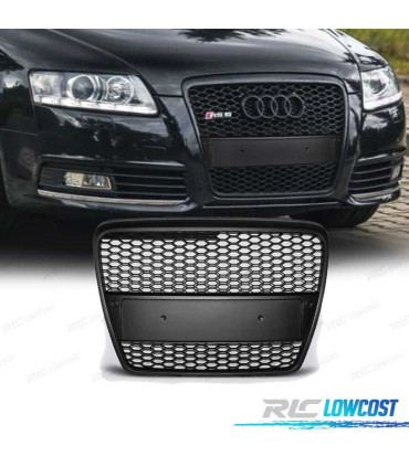 PARRILLA AUDI A6 4F 04-08 LOOK RS6 NEGRO
