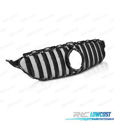 PARRILLA MERCEDES W205 18-21 LOOK SPORT NEGRO BRILLO