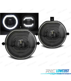 FAROS ANTINIEBLA MINI COOPER F54 F55 F56 F57 LUZ DIURNA LED NEGRO