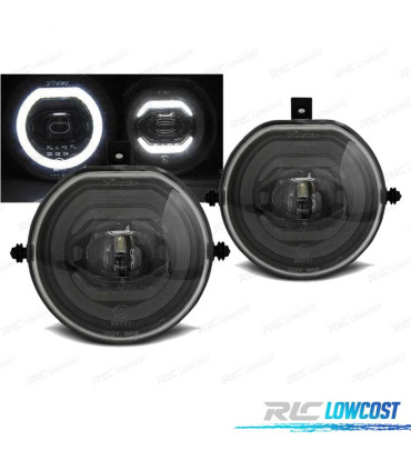 FAROS ANTINIEBLA MINI COOPER F54 F55 F56 F57 LUZ DIURNA LED NEGRO