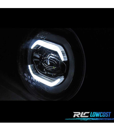 FAROS ANTINIEBLA MINI COOPER F54 F55 F56 F57 LUZ DIURNA LED NEGRO