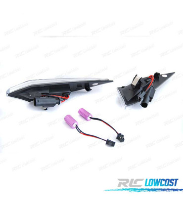 INTERMITENTES LATERALES PORSCHE 911 CARRERA BOXSTER CAYMAN 12-16 LED DINÁMICOS BLANCO