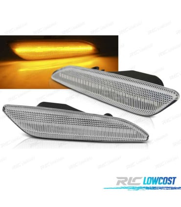 INTERMITENTES LATERALES ALFA ROMEO 156 147 05-10 PARA FIAT TIPO 15- LED DINÁMICO BLANCO