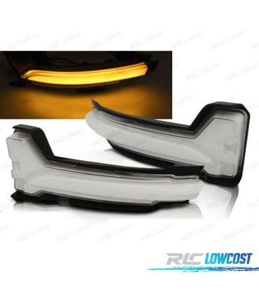 INTERMITENTES FORD FOCUS MK2 MK3 MONDEO MK4 ESPEJO LED DINAMICOS BLANCO