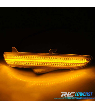 INTERMITENTES PEUGEOT 208 2008 CITROEN C3 ESPEJO LED DINÁMICOS BLANCO