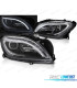 FAROS MERCEDES CLASE M W166 11-15 LED DINÁMICO NEGRO