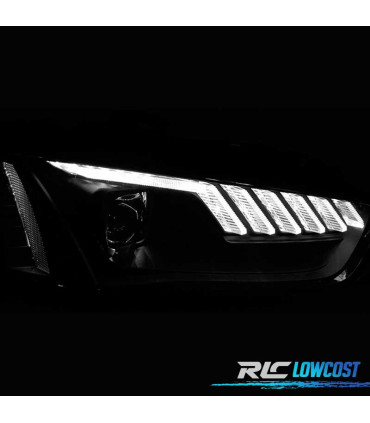 FAROS AUDI A4 B8 12-15 XENON + LED DINÁMICO NEGRO