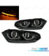 FAROS VOLKSWAGEN VW POLO 6 2G 17- DINÁMICO LED NEGRO