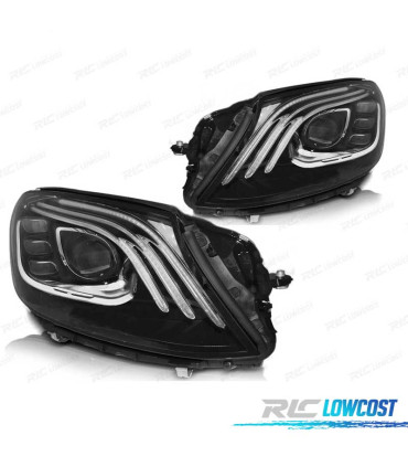 FAROS PARA MERCEDES CLASE S W222 13-17 LED NEGRO