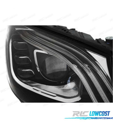 FAROS PARA MERCEDES CLASE S W222 13-17 LED NEGRO