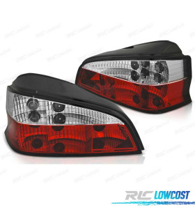 PILOTOS PEUGEOT 106 96-03 ROJO BLANCO