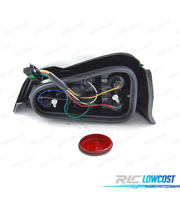 PILOTOS PEUGEOT 106 96-03 ROJO BLANCO