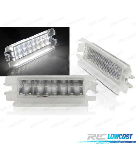 LUZ MATRICULA LED RENAULT CLIO II 01-04 DACIA LOGAN 04-12 SANDERO 08-12