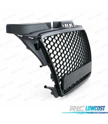 PARRILLA AUDI A3 8P 08-12 LOOK RS3 NEGRO BRILLO