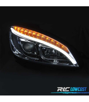 FAROS LED TUBE LIGHT DINAMICO MERCEDES W204 07-11 CROMADO