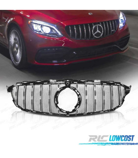 PARRILLA MERCEDES W205 18- LOOK AMG GTR NEGRO CROMO