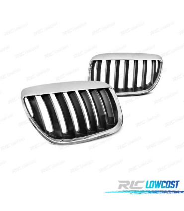 PARRILLA BMW X5 E53 LCI 04-06 CROMO NEGRO MATE