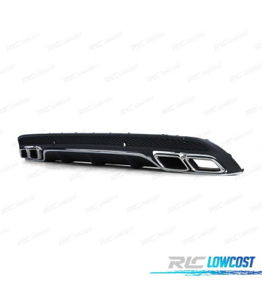 DIFUSOR MERCEDES CLASE C W205 AMG LOOK C63 SEDAN 14-17 + COLAS ESCAPE