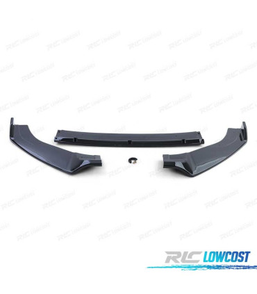 SPOILER LIP FRONTAL VOLKSWAGEN VW GOLF MK7 GTI 12-21 NEGRO BRILLO