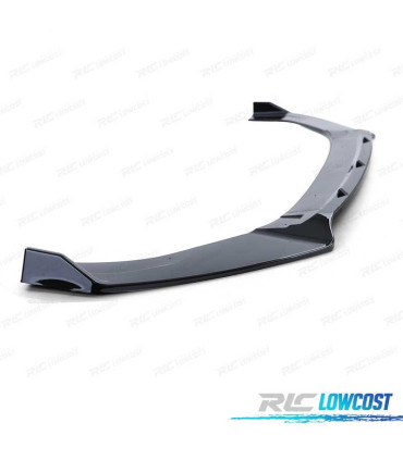 SPOILER LIP FRONTAL VOLKSWAGEN VW GOLF MK7 GTI 12-21 NEGRO BRILLO