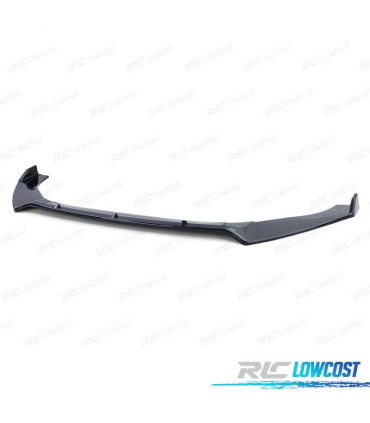 SPOILER LIP FRONTAL VOLKSWAGEN VW GOLF MK7 GTI 12-21 NEGRO BRILLO