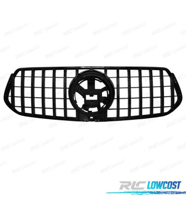 PARRILLA MERCEDES GLE W167 C167 COUPE 19- LOOK GT CAMARA NEGRO BRILLO